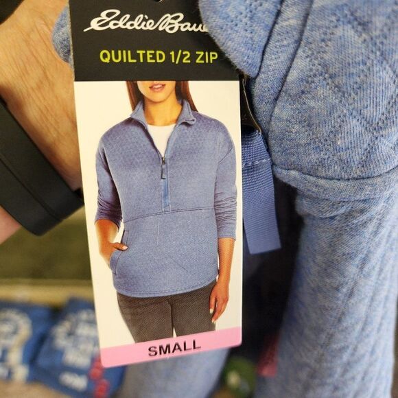 Eddie Bauer Ladies Quilted Half Zip Pullover - Picture 6 of 6